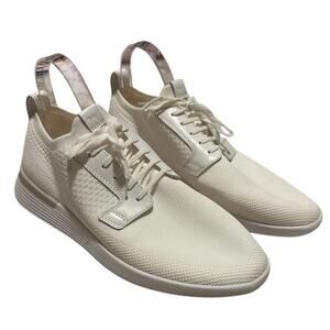 Wolf and Shepherd Swiftknit Derby Men's Size 9 White Knit Shoes Classic Preppy